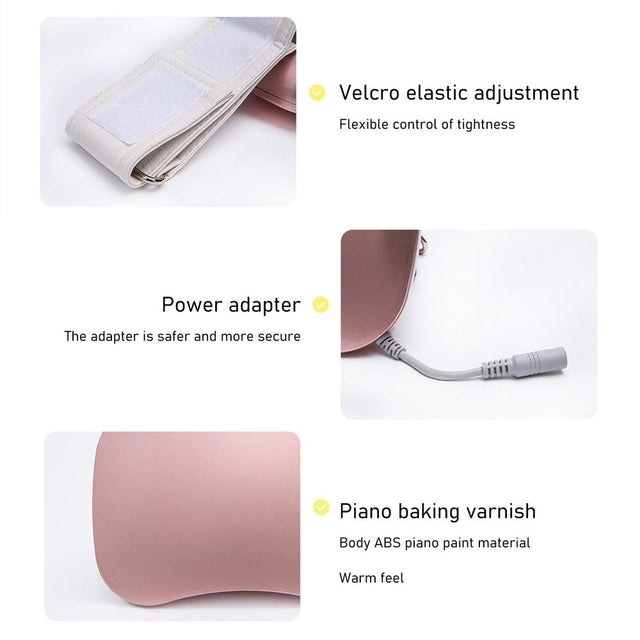 AIEOTT Slimming Belt Abdominal Massager Portable Weight Loss Machine with 10 Kinds of Vibration Strength for Women Men