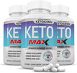 Ketogenix Max 1200Mg Keto Pills Ketogenic Supplement Includes Gobhb Exogenous Ketones Apple Cider Vinegar Macadamia Nut Oil and Green Tea Advanced Ketosis Support for Men Women 180 Capsules 3 Bottles