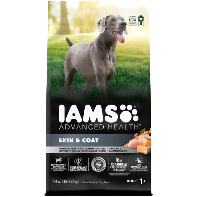 IAMS Advanced Health Chicken and Salmon Recipe Dry Dog Food, 6 Lb Bag
