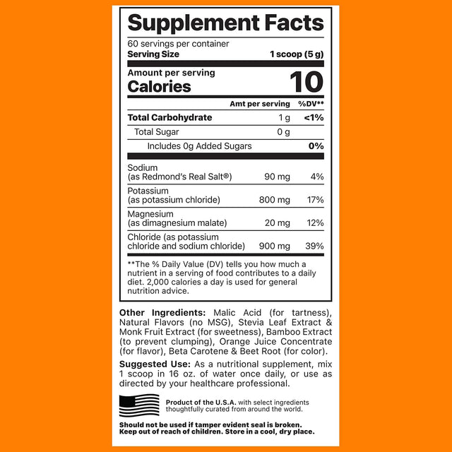 Jigsaw Health Pickleball Cocktail (Orange, 60 Serving Jars)