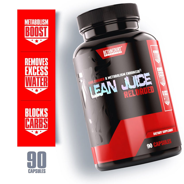 Lean Juice, Carb Crusher + Metabolism Enhancer, Betancourt (90 Capsules/30 Servings)