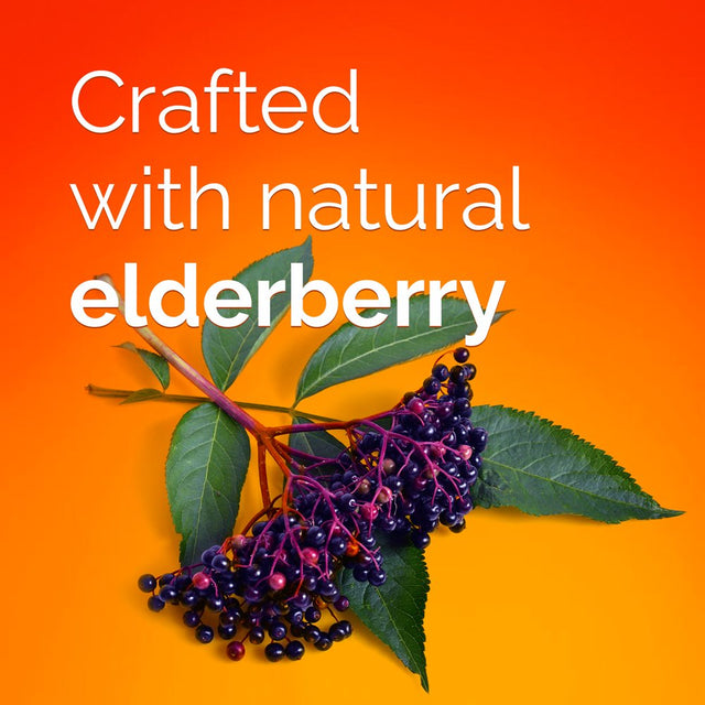 Emergen-C High Potency Vitamin C Immune Support Fizzy Drink Mix, Elderberry, 18 Ct