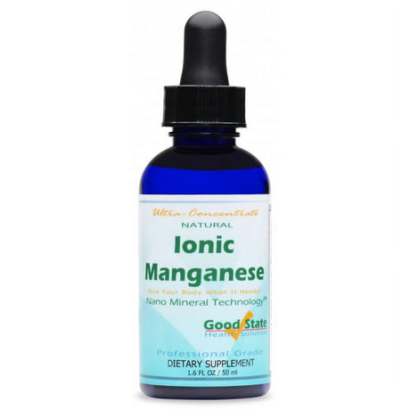 Good State Liquid Ionic Minerals - Manganese Ultra Concentrate - (10 Drops Equals 5 Mg, 100 Servings per Bottle)