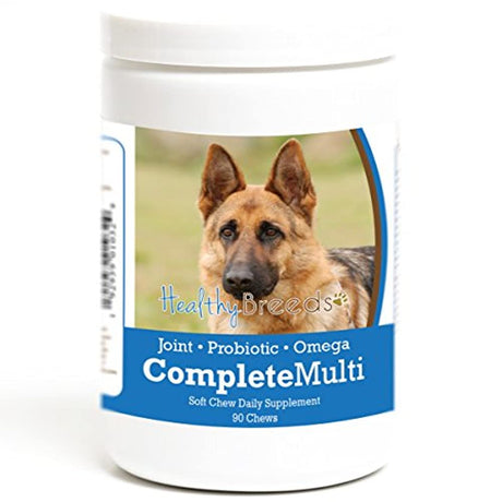 Healthy Breeds 192959010329 German Shepherd All in One Multivitamin Soft Chew - 90 Count