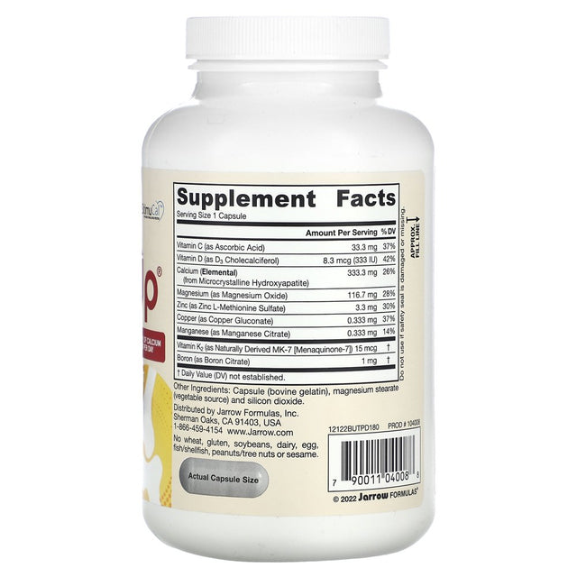 Jarrow Formulas Boneup, 1,000 Mg, 180 Capsules