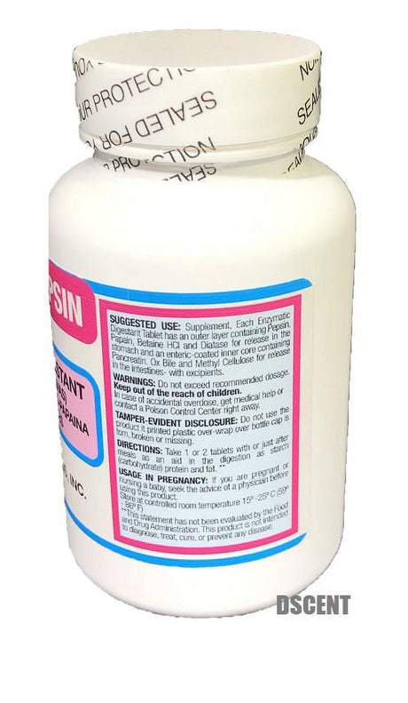 Gastropepsin Digest Tabs 60 Tablets