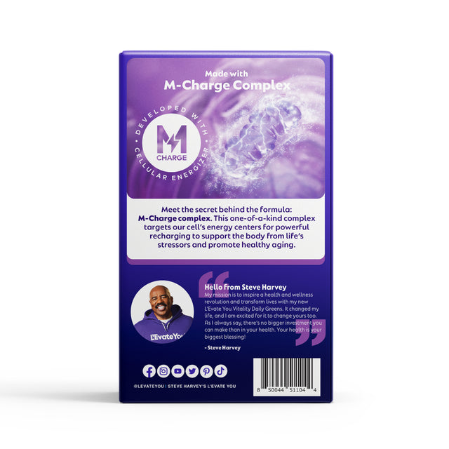 L'Evate You Vitality Daily Greens - Dietary Supplement - Tart Cherry - 10 Count