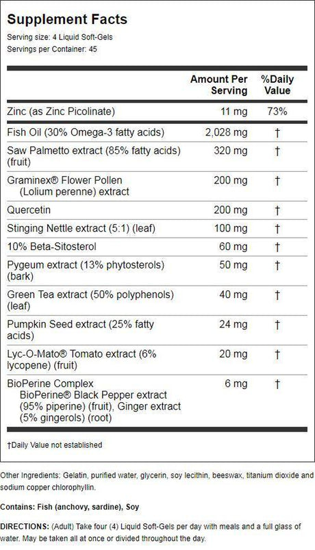 Irwin Naturals Prosta-Strong 180 Sgels