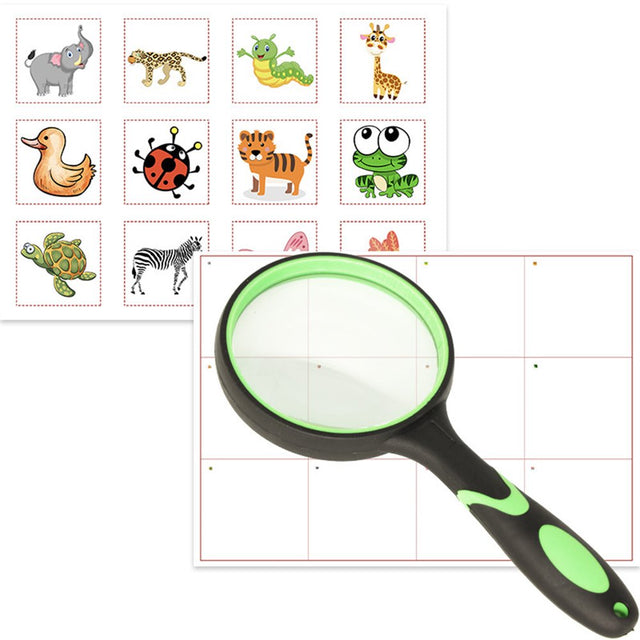 Gofj Magnifier High Clarity Portable 50/65/75/100Mm Handheld Reading Magnifying Glass for Reading