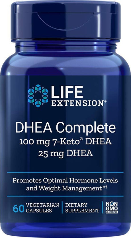 Life Extension DHEA Complete -- 60 Vegetarian Capsules