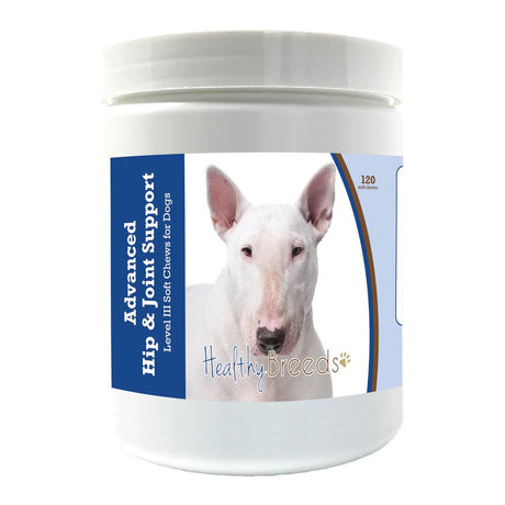 Healthy Breeds Bull Terrier Advanced Hip & Joint Support Level III Soft Chews for Dogs 120 Count