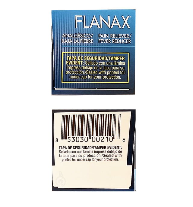 Flanax Pain Reliever/Fever Reducer Tablets - 24 Tablets
