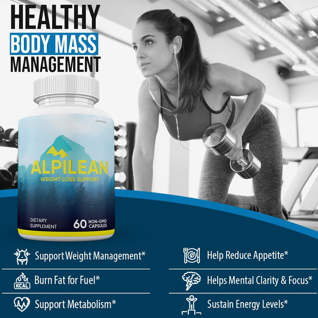 Alpilean Pills, Alpilean Ice Hack Capsules Advanced Formula Supplement, Original Maximum Strength Formula (1 Pack)