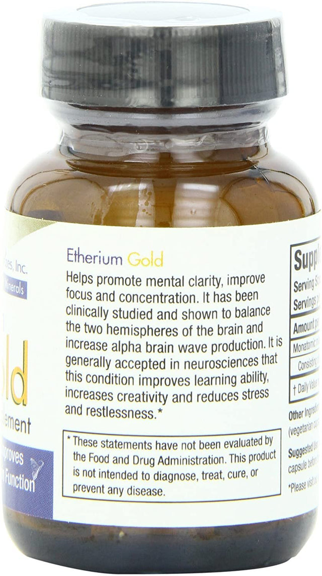 Harmonic Innerprizes Etherium Gold Capsules, 60 Count