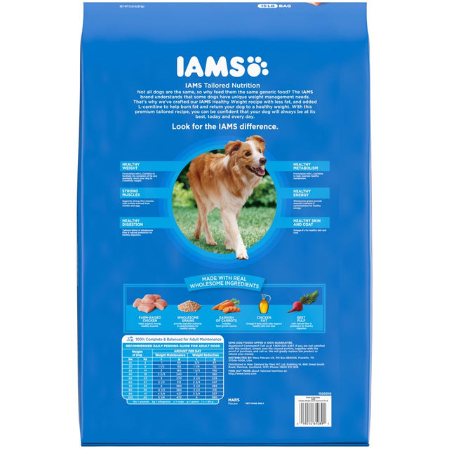 IAMS Proactive Health Chicken Dry Dog Food, 15 Lb Bag
