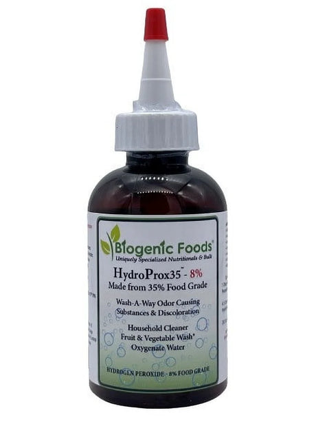 Hydroprox 35 - Pure Food Grade Hydrogen Peroxide - Diluted to 8% for Un-Restricted Shipping