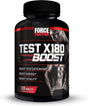 FORCE FACTOR Test X180 Boost Testosterone Booster and Energy Supplement for Men, Boost Energy, Increase Stamina, Enhance Vitality and Performance, with D-Aspartic Acid and Fenugreek, 120 Tablets