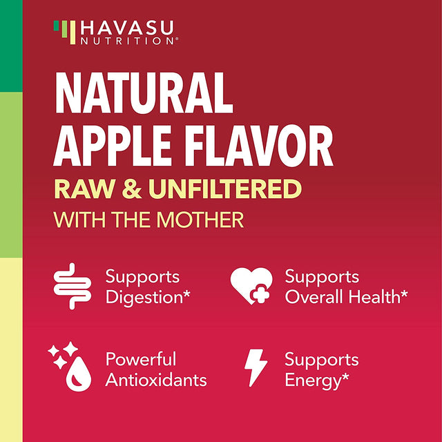 HAVASU NUTRITION Apple Cider Vinegar Gummies and Apple Cider Vinegar
