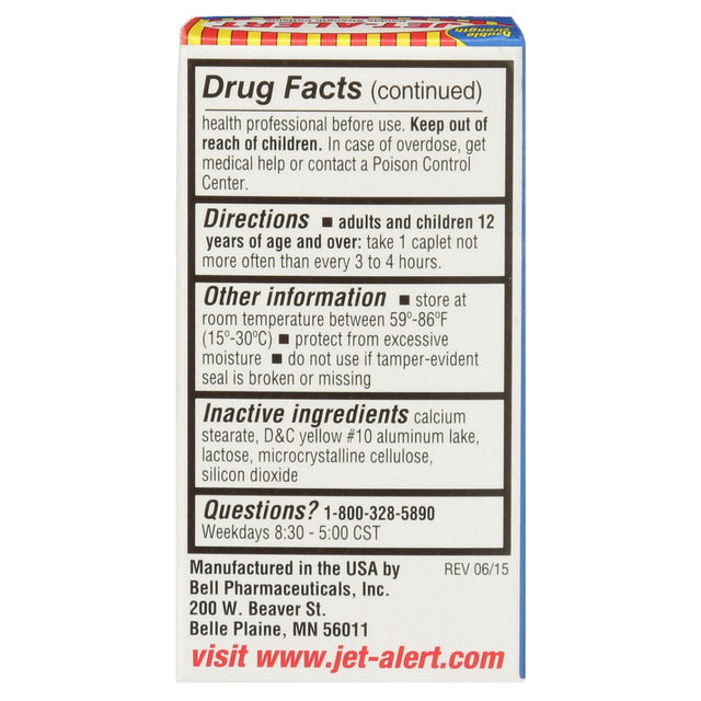 Jet-Alert Double Strength Caffeine 200 Mg Caplets, 90 Ct