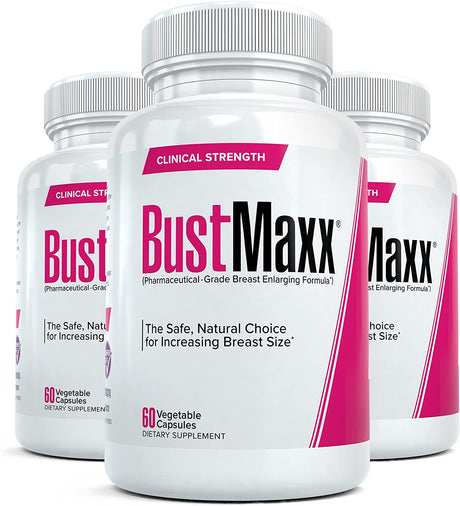 All Natural Bust Enlarging & Enhancement Supplement Capsules, 180 Count