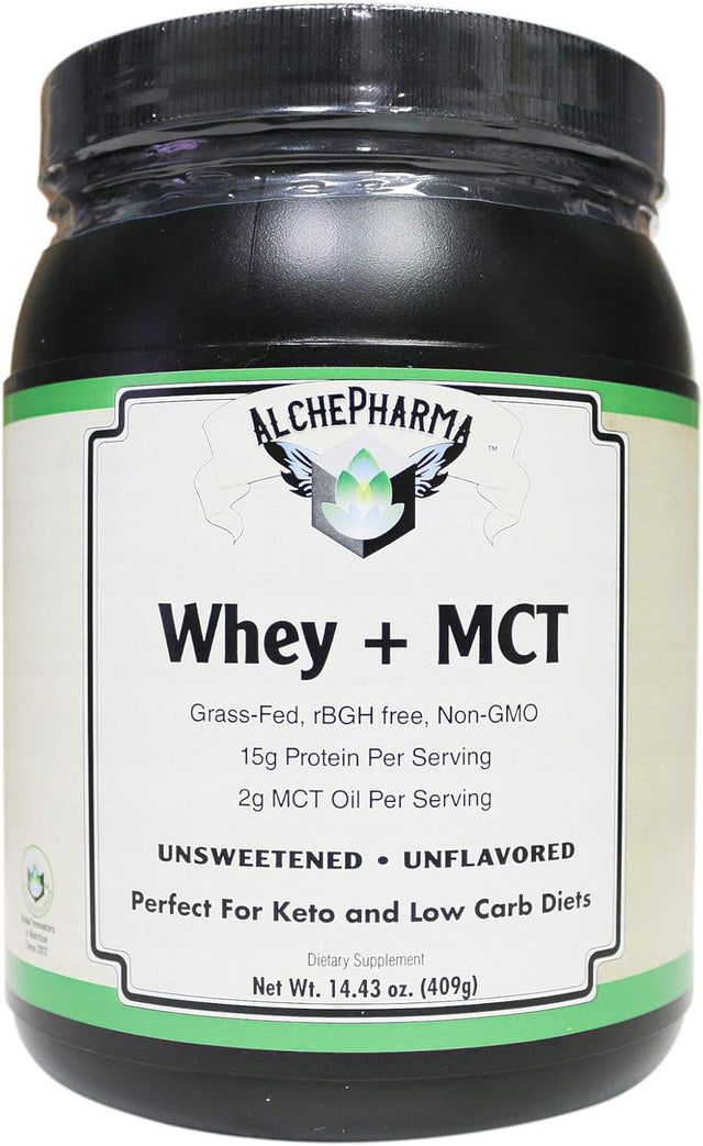 New: AP Grass-Fed Whey + MCT Powder 409 Grams 15:2 Ratio C8