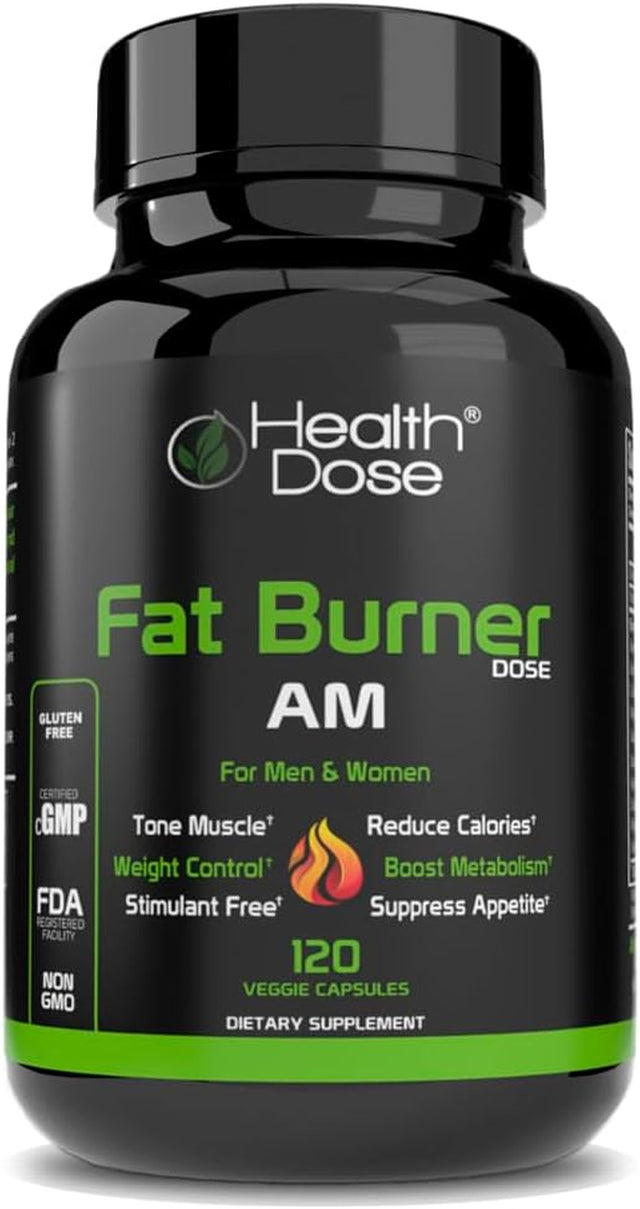 Fat Burner AM. Weight Control & Metabolism Boost. for Active Lifestyles. 120 Softgels.