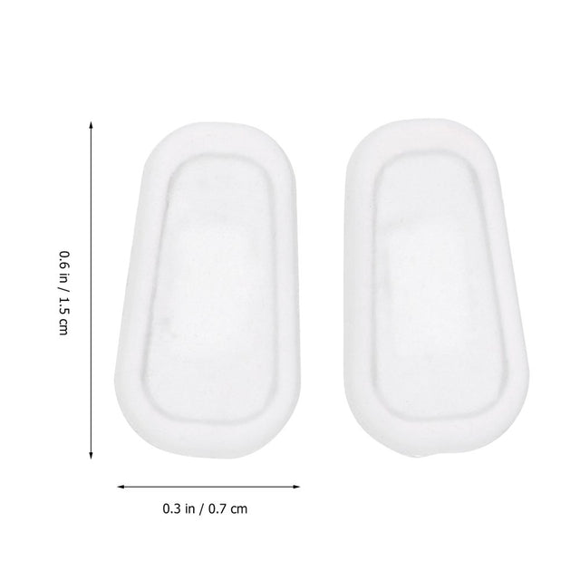 Hemoton Nose Pads Glasses Pad Air Chamber Eyeglass Thin Non Replacement Silicone Eyeglasses Accessories