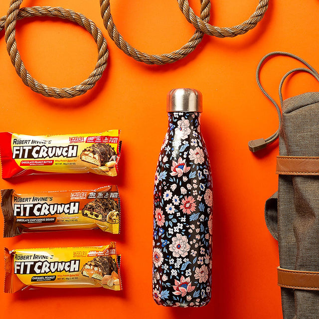 FITCRUNCH Snack Size Protein Bars, Designed by Robert Irvine, World’S Only 6-Layer Baked Bar, Just 3G of Sugar & Soft Cake Core (Chocolate Peanut Butter)