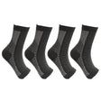 4Pairs Soothe Socks for Neuropathy Pain,Ankle Brace Compression Support,Soothesocks for Neuropathy Women & Men-Black B L/XL
