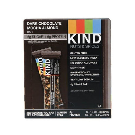 KIND Healthy Snack Bar, Dark Chocolate Mocha Almond KIND Healthy Snack Bar, Dark Chocolate Mocha Almond