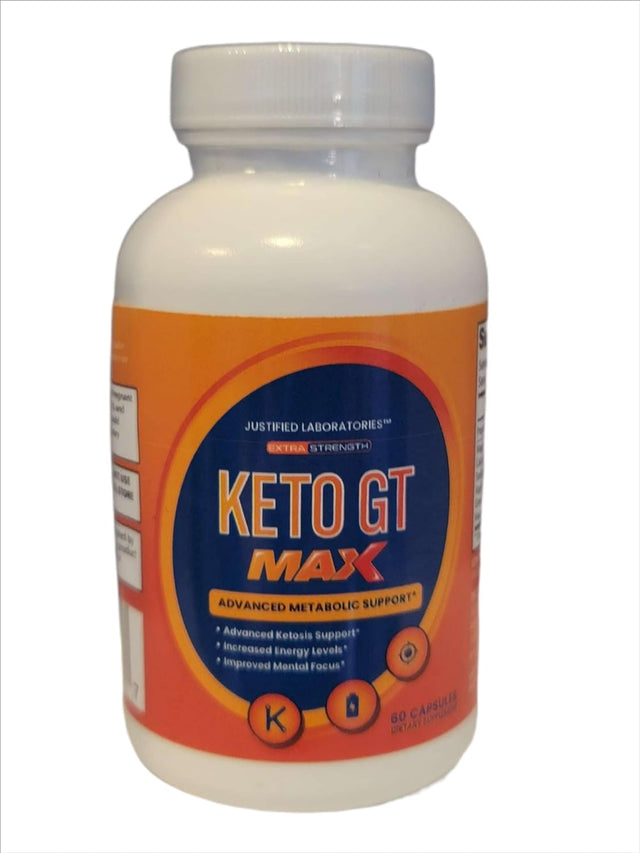 Justified Laboratories (3 Pack) Keto GT Max 1200MG Includes Apple Cider Vinegar Gobhb Exogenous Ketones Keto Pills Supplement Premium Ketosis Support for Men Women 180 Capsule