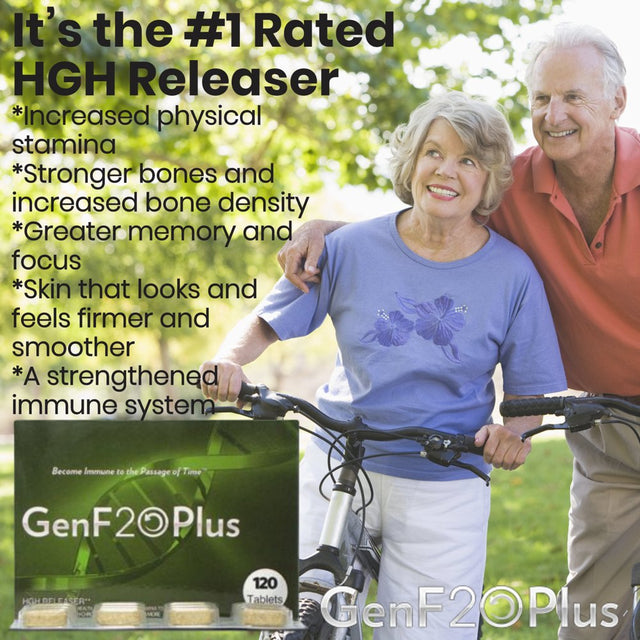 Genf20 plus (120 Tablets) Naturally Restore Levels for Improved Energy & Youthful Look