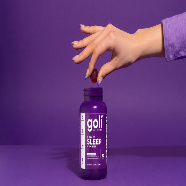 Goli Nutrition Dreamy Sleep Gummies, Lemon Balm and Botanicals, 60 Count