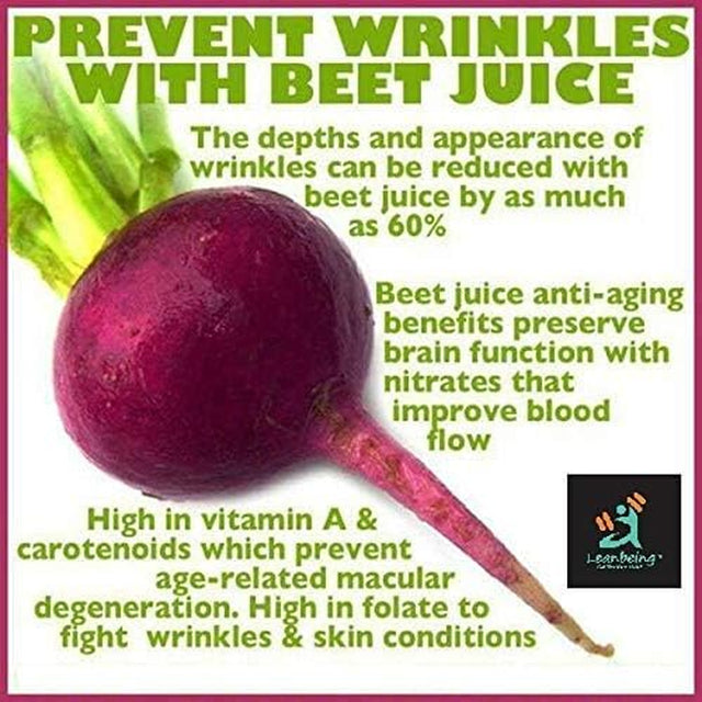 Leanbeing Beet Root Powder, 200 G , Spray Dried ,No Artificial Colors .Reduces Recovery Time ,Boosts Brain Health.