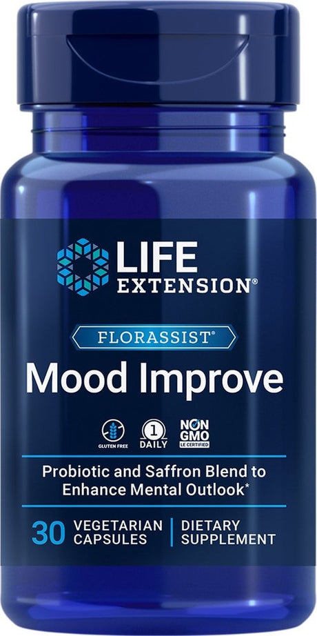 Life Extension Florassist Mood Improve -- 30 Capsules