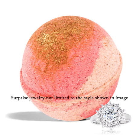 Ivy & Bauble Handmade Fruity Scent Jewelry Bath Bombs with Surprise Ring |Made in USA | No Paraben, No Preservatives, No Phosphate| Aroma Therapeutic Moisturizer for Bubble & Spa Bath| 8Oz-Size 5