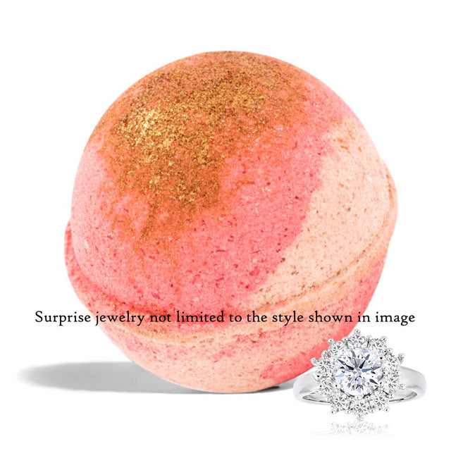 Ivy & Bauble Handmade Fruity Scent Jewelry Bath Bombs with Surprise Ring |Made in USA | No Paraben, No Preservatives, No Phosphate| Aroma Therapeutic Moisturizer for Bubble & Spa Bath| 8Oz-Size 5