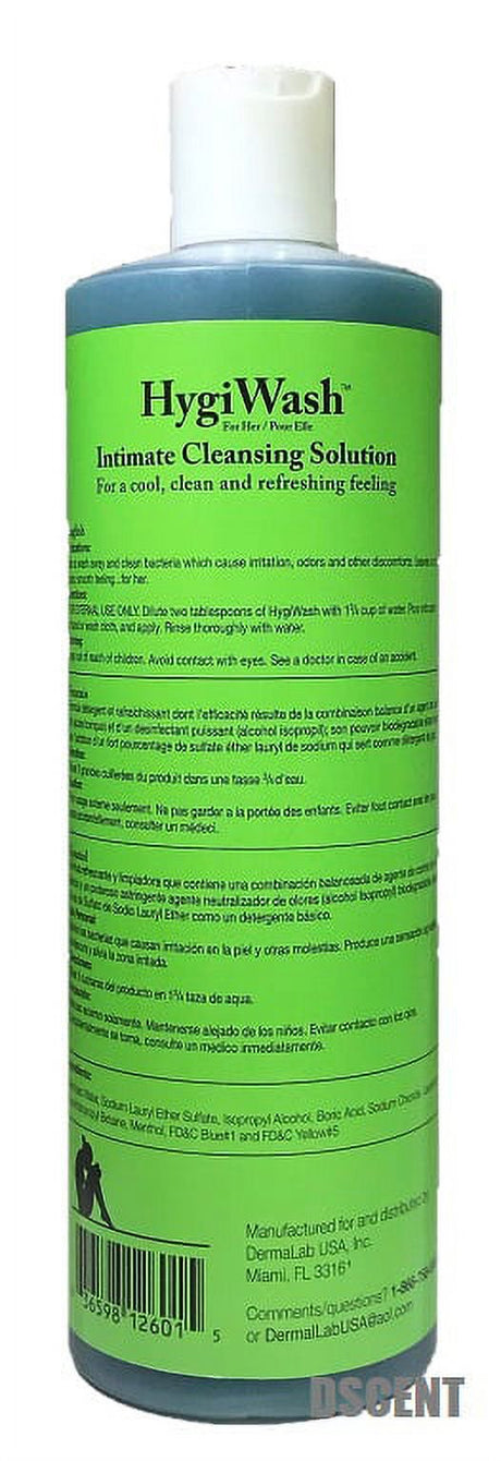 Hygi Wash for a Cool Clean & Refreshing Feeling Intimate Cleansing Solution 16Oz