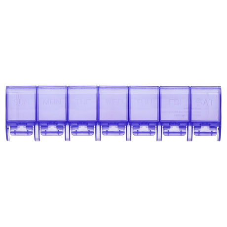 Equate Weekly 7 Day Pill Planner, Large Pill Organizer – Assorted Colors