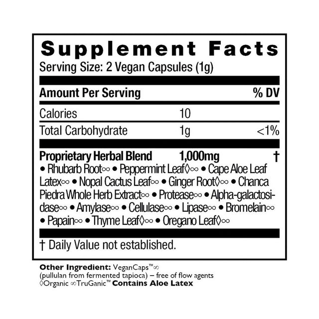Intestinal Movement Formula - 120 Vegancaps