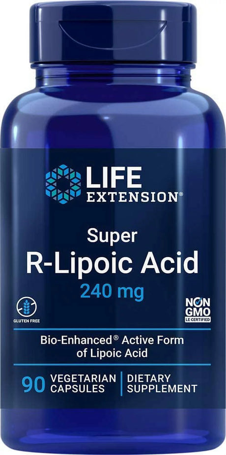 Life Extension Super R Lipoic Acid 240 Mg, 90 Capsules