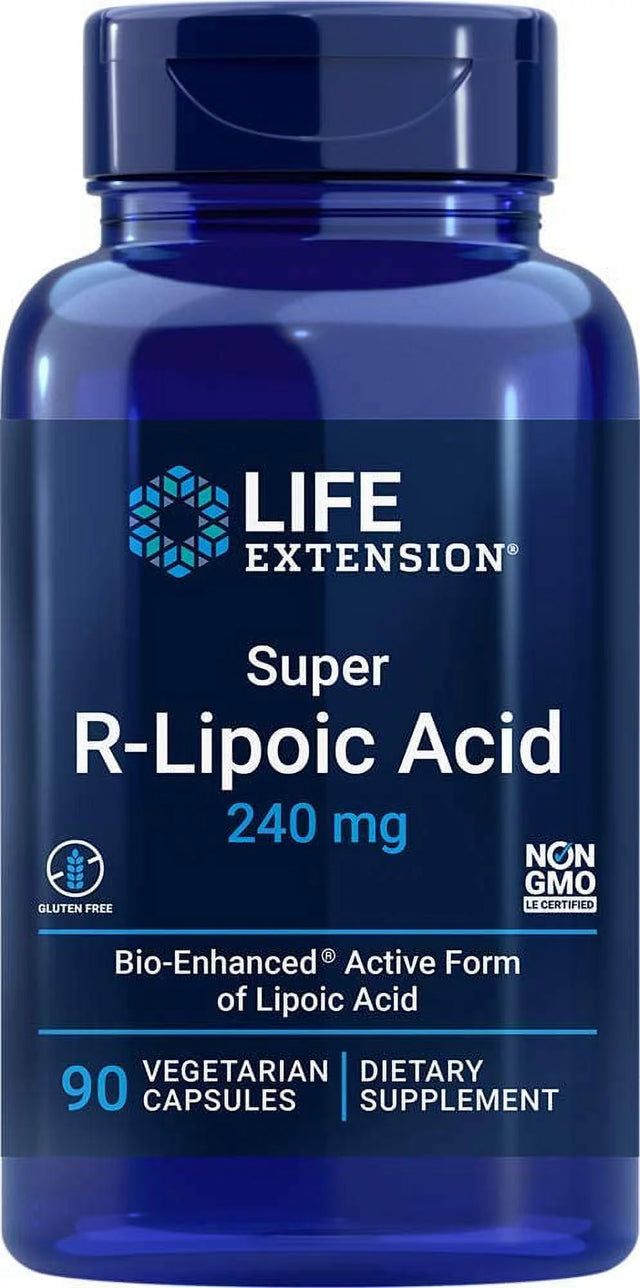Life Extension Super R Lipoic Acid 240 Mg, 90 Capsules