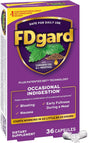 Fdgard Gut Health Supplement, Indigestion, Nausea & Bloating, Upset Stomach, 36 Capsules (Packaging May Vary)