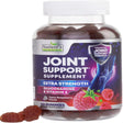 Joint Support Supplement - Extra Strength Glucosamine Joint Support Gummy - Joint Health Support & Flexibility for Back, Knees, & Hands - Vitamin E for Immune Support for Women & Men - 120 Gummies