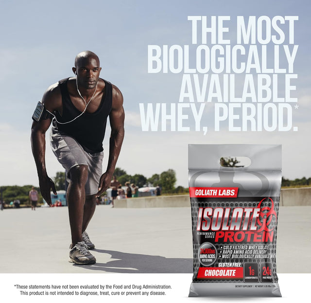 Goliath Labs Whey Protein Isolate [10 Lbs/Strawberry] –Pure Protein Powder, 100% Cold Filtered, 24,000Mg Amino Acids/Serving, Protein Mix for Muscle Strength (Packaging May Vary) – Diet & Nutrition