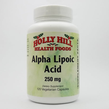 Holly Hill Health Foods, Alpha Lipoic Acid 250 MG, 120 Vegetarian Capsules