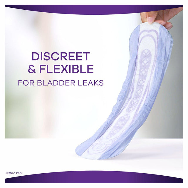 Always Discreet Plus, Incontinence Pads for Women, Extra Heavy Absorbency, Long Length, (90 Ct.)