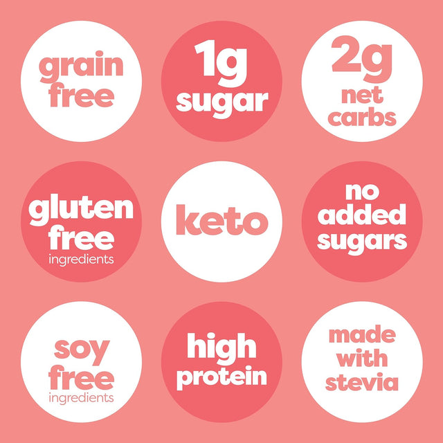 Kiss My Keto Salted Caramel Protein Bars – 1G Sugar, 9G Protein Keto Chocolate Bars – Low Carb Chocolate Bars – 12 Individually Wrapped Bars, Gluten Free Chocolate MCT Bars – Low Carb Candy Bars