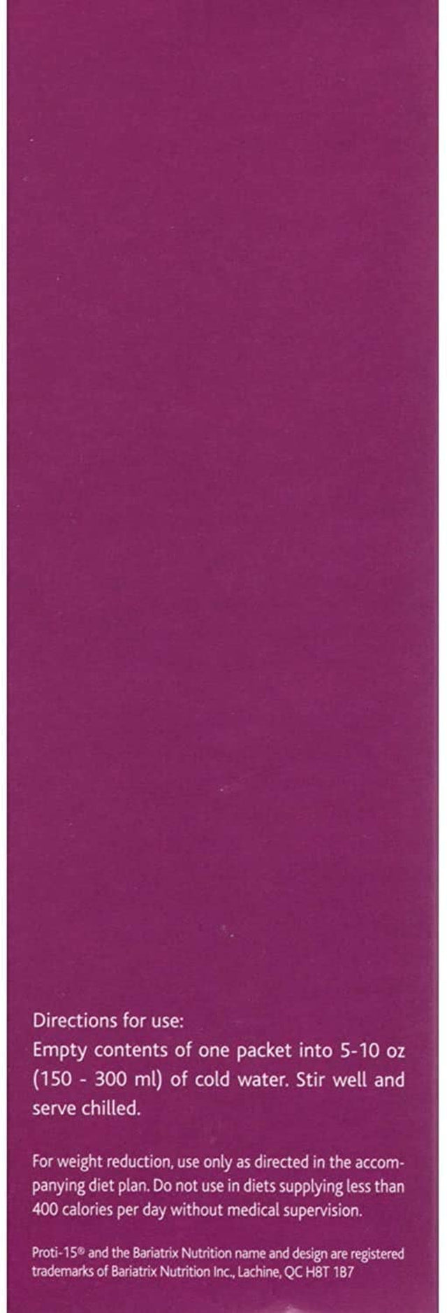 High Protein Liquid Fruit Drink Concentrate Mix, 15G Protein, Fat Free, Low Carb, Low Calorie, Ideal Protein Compatible, 7 Servings per Box (Grape)