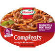HORMEL COMPLEATS Spaghetti & Meat Sauce, Shelf Stable, 7.5 Oz Plastic Tray